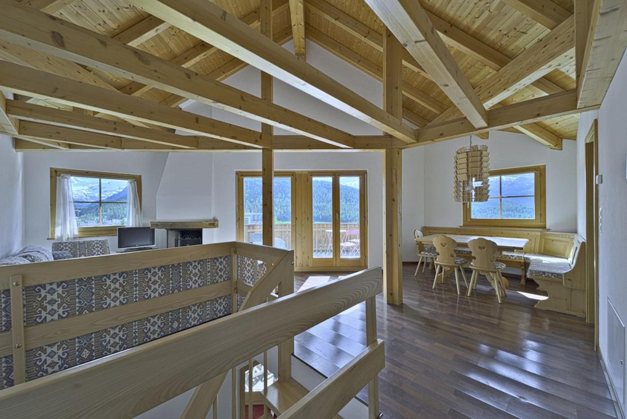 Chesa San Peider - Pontresina Apartment ภายนอก รูปภาพ